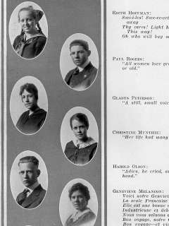 1917 St. Paul Johnson High School Yearbook~WWI~Hockey++  