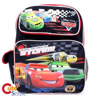 Disney Pixar Cars Mcqueen school Backpack  16 Large Storm