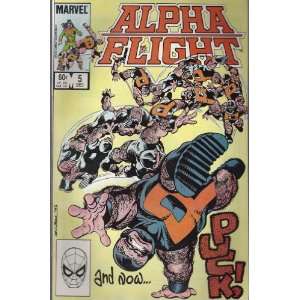    Marvel Comics Alpha Flight Vol.1 No. 5 DENNY ONEIL Books