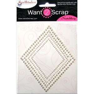   Nestabling Classic Diamonds White Pearls Arts, Crafts & Sewing
