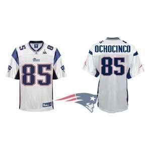  England Patriots #85 Chad Ochocinco White Jersey Authentic 