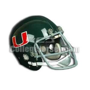  Miami Hurricanes Throwback Helmet Memorabilia. Sports 