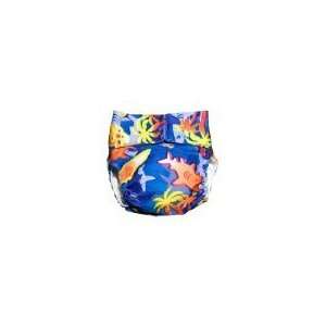  Cuteybaby Cloth Surf Sharks Cloth Diaper Size Large 
