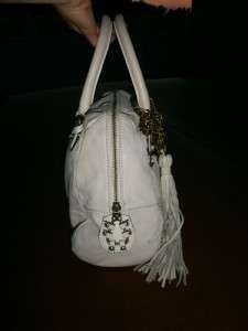 Juicy Couture Buttery Soft Leather M Tassel Shoulder Handbag Purse $ 