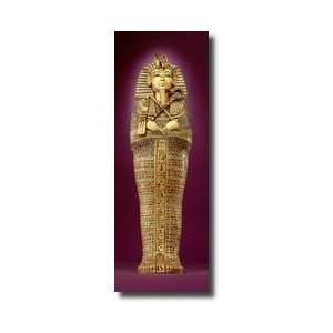  Front View Of One Of The Canopic Coffins From The Tomb Of 
