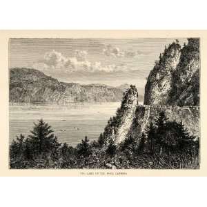  Lake Lucerne Four Cantons Switzerland Landscape   Original Engraving