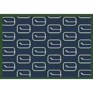 Vancouver Canucks 2 1 x 7 8 Team Repeat Area Rug Runner (Vintage 