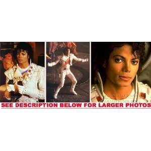  MICHAEL JACKSON 1980s CAPTAIN EO (3) RARE 8x10 FINE ART 