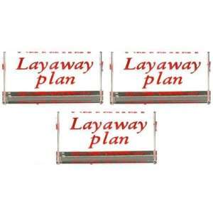  3 Display Signs Layaway Plan Jewelry Showcase Fixtures 