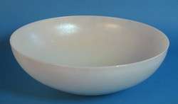 Very Large 12 Signed Steuben Iridized Calcite Bowl  
