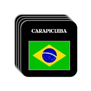  Brazil   CARAPICUIBA Set of 4 Mini Mousepad Coasters 