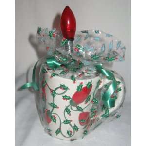    Hallmark Christmas mug with lighted stirrer 