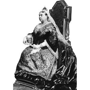  Queen Victoria Chair Cardboard Cutout Standee Standup 