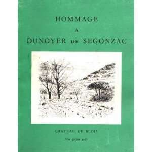  Hommage à Dunoyer de Segonzac Passeron Roger Books