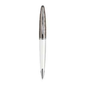  Waterman Carene Contemporary White and Metal Ballpoint Pen 