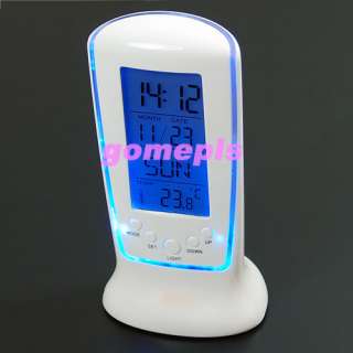 Digital LCD Alarm clock calendar thermometer Backlight  