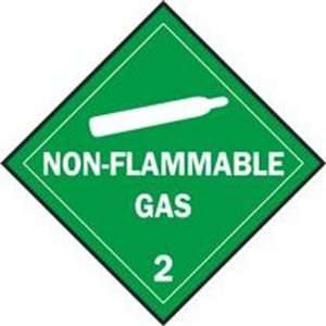  63407 Brady Self Sticking Non Flammable Vehicle Placard 