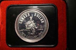   CANADIAN COIN CANADA SILVER DOLLAR 1875 CALGARY 1975 #B104  