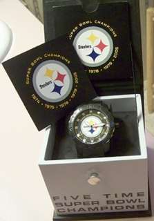 Pittsburgh Steelers 5 Super Bowl Champions Fossil Watch  