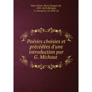   ,Michaut, G. (Gustave), nÃ© 1870. ed Saint Pavin  Books