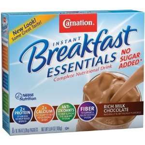 Carnation Instant Breakfast Essentials Rich Milk Chocolate   8 Pack 