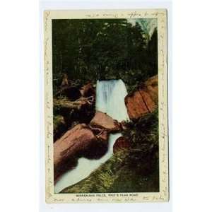  Minnehaha Falls Pikes Peak Road Colorado Postcard WB 1909 