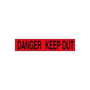  DANGER KEEP OUT Plastic Barricade Tape 1000 3 mil (Roll 