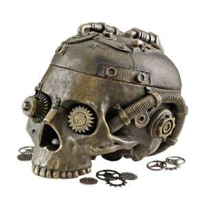  Steampunk Skull Containment Vessel