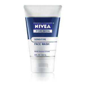  Nivea for Men Sensitive Face Wash 150ml/5.0oz Beauty