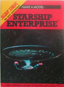 Star Trek TNG Make A Model USS Enterprise Book Unused  