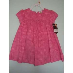 Carters Girls 2 piece Pink S/S Lightweight Cotton Corduroy Dress Set 