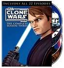 star wars the clone wars season 3 dvd box set complete third 3rd 