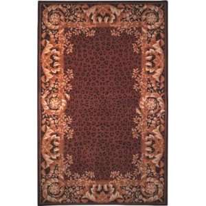  Safavieh   Naples   NA703A Area Rug   4 x 6   Black, Red 