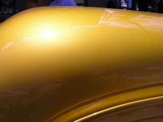 Shimmer Gold pearl candy paint powder coat custom  