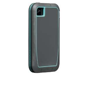  iPhone 4 / 4S Phantom Case Cool Grey / Turquoise Blue 