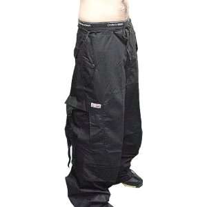  UFO Black Cargo Pants Size XL