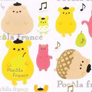    cute stickers with pear cat dog bear from Japan Toys & Games