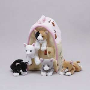  12 Plush Kitty Cat House Play Set Toy Toys & Games