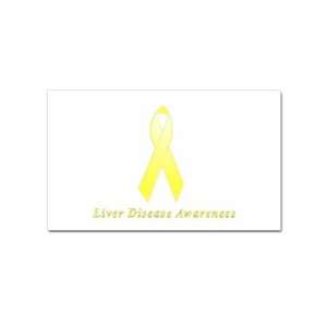 Liver Disease Awareness Awareness Rectangular Sticker