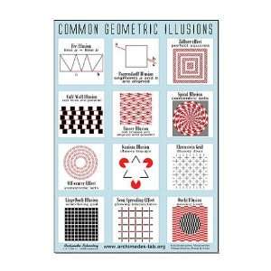  Classic Geometric Illusions II Artists Large Poster by 