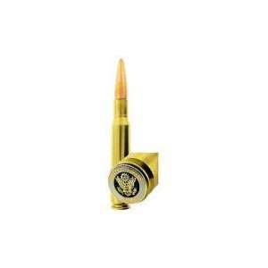  50 Caliber Bullet Pen with U.S. Army Logo (Gold) 