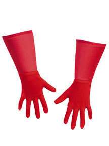 Captain America Deluxe Child Gloves Marvel   Red  