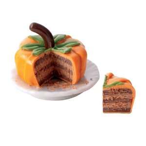  Dollhouse Miniature Sliced Pumpkin Cake Toys & Games