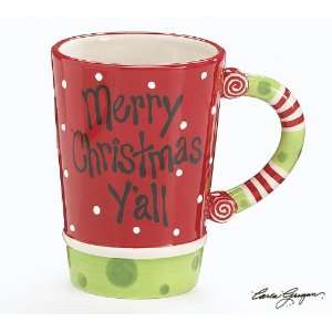  Merry Christmas YAll Coffee Mug/Cup Adorable Holiday 