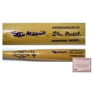  Stan Musial Autographed Game Model Adirondack Baseball Bat 
