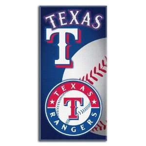 Texas Rangers MLB Fiber Reactive Beach Towel (Emblem Series) (60x30)