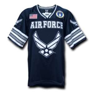   Force NAVY BLUE Military Football Jersey SIZE LARGE