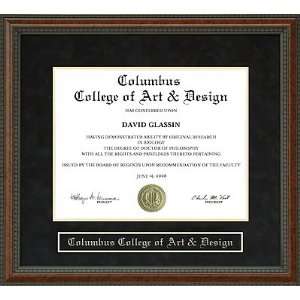 Columbus College of Art & Design (CCAD) Diploma Frame  