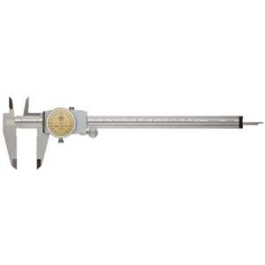 Brown & Sharpe TESA 05.10045 CCMA M Dial Caliper, Yellow Face, 0 200mm 