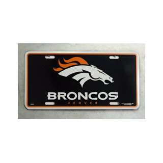  Denver Broncos Metal License Plate **
